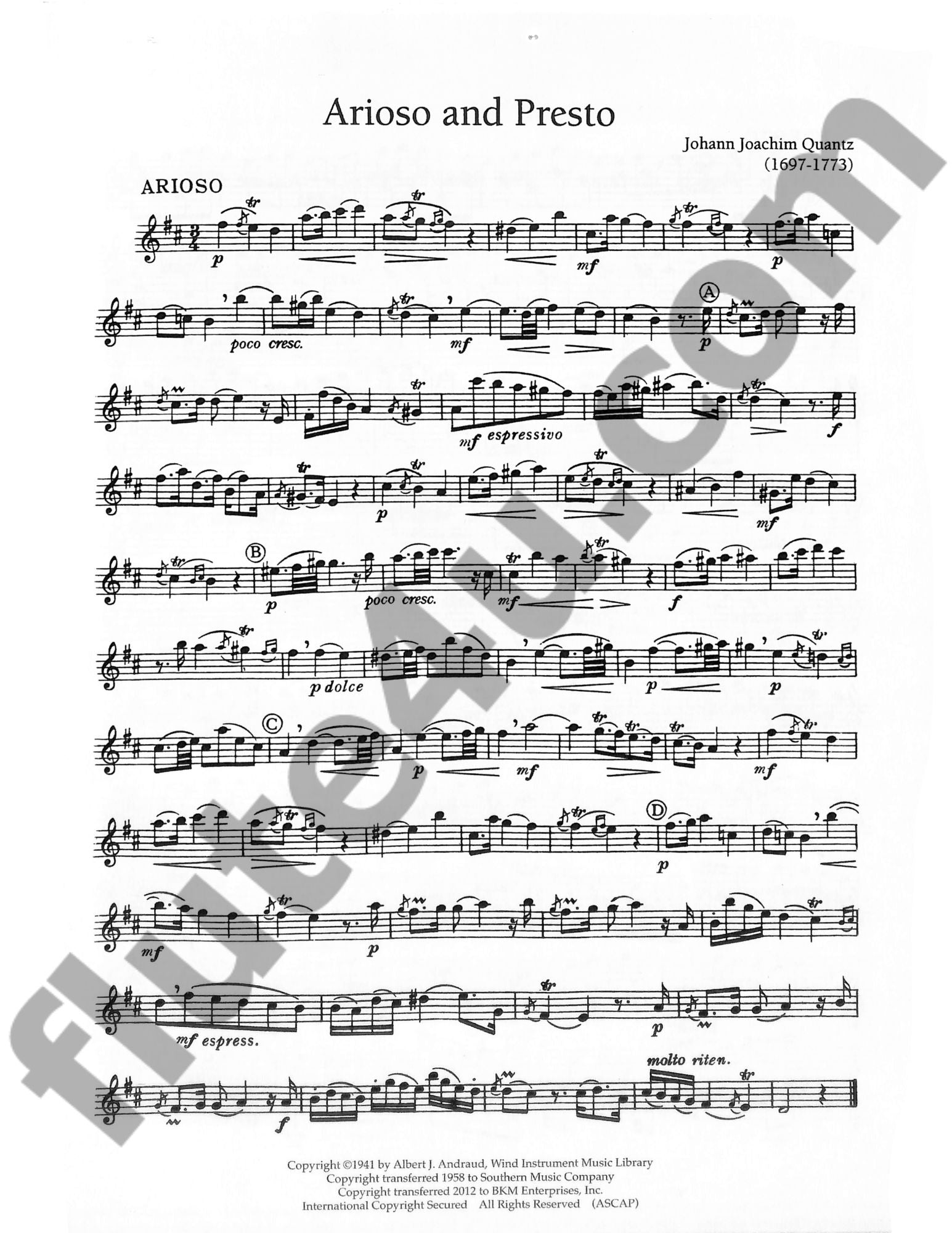 Sheet Music, 24 Short Concert Pieces, Various, Flute & Piano