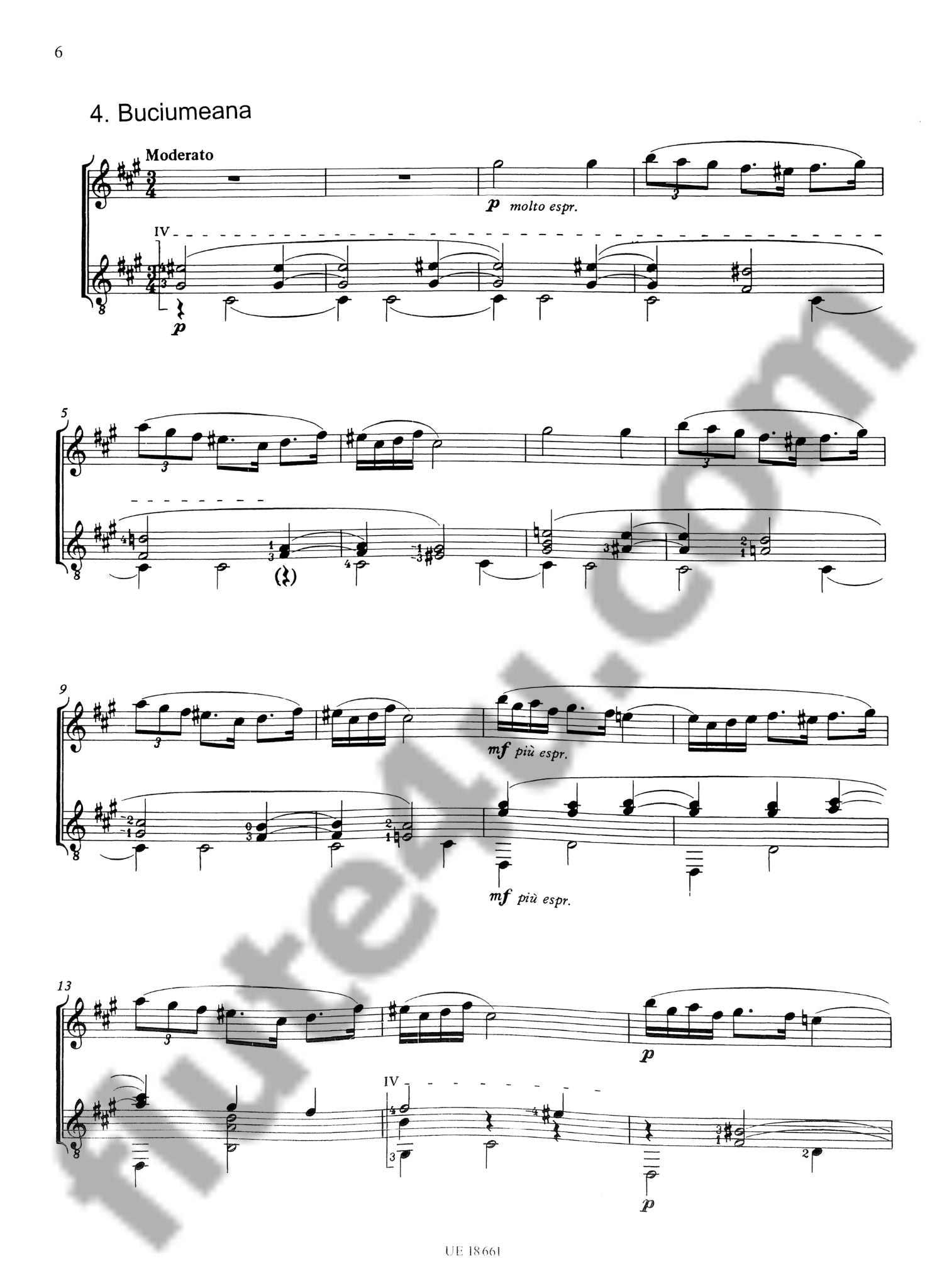Bartok, B :: Rumanische Volkstanze [Roumanian Folk Dances]