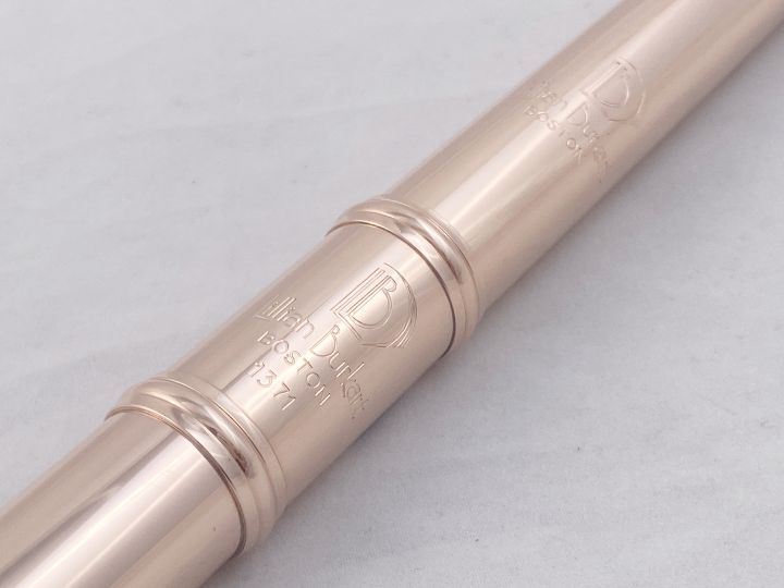 Burkart Flute Elite 14K Gold with Silver Mechanism and 14k Gold Tone Holes