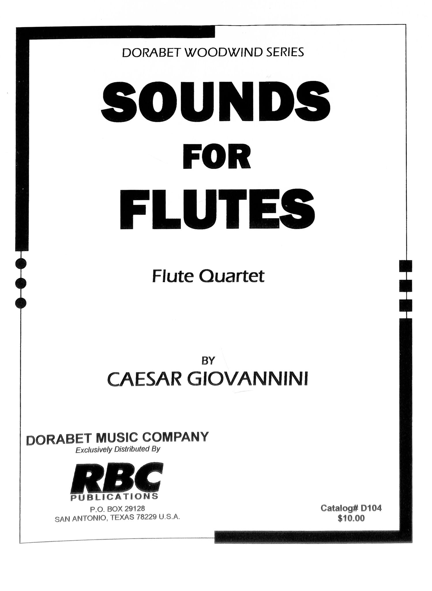 Giovannini, C :: Sounds for Flutes
