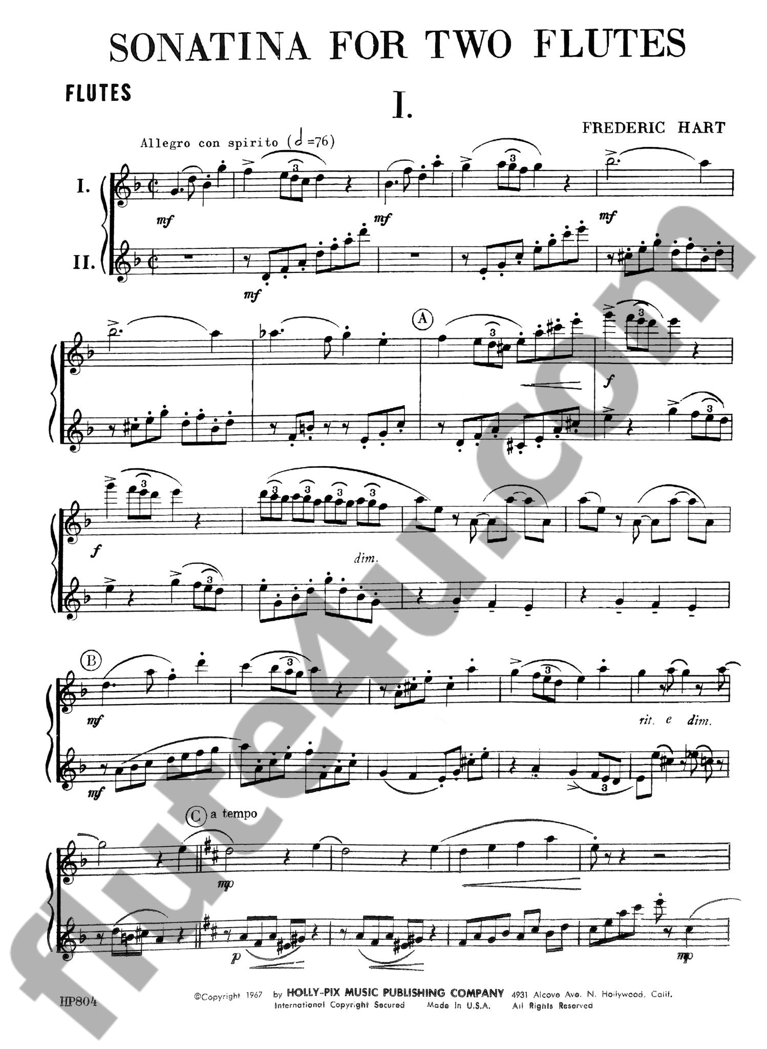 Hart, F :: Sonatina