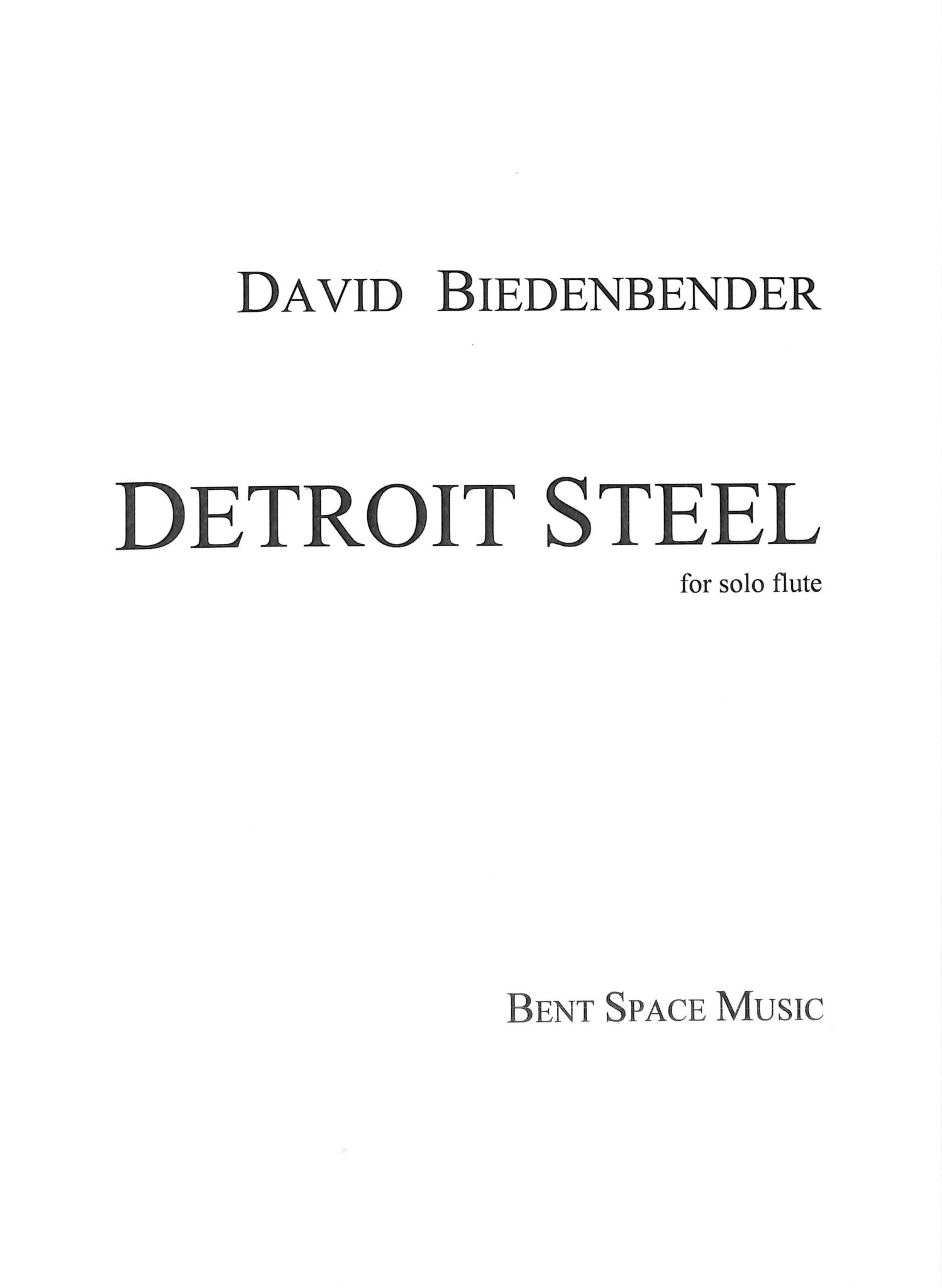 Biedenbender, D :: Detroit Steel