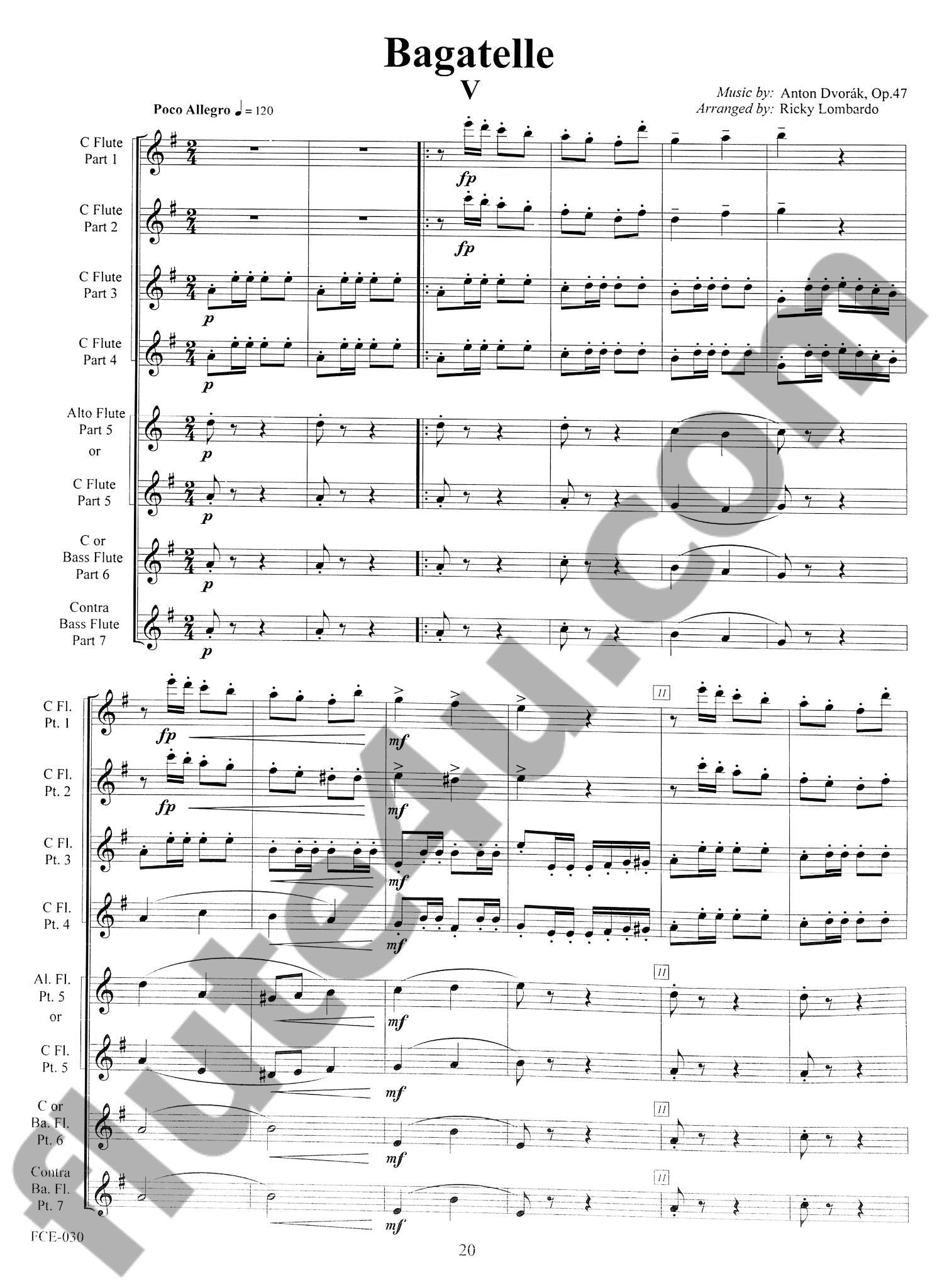 Dvorak, A :: Bagatelles III - IV - V