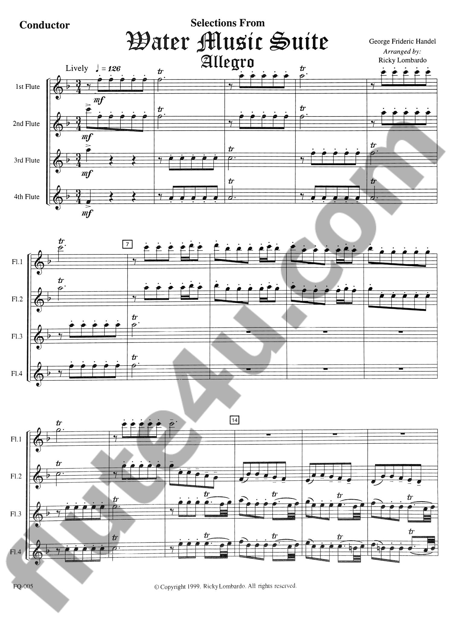 Handel, GF :: Water Music Suite