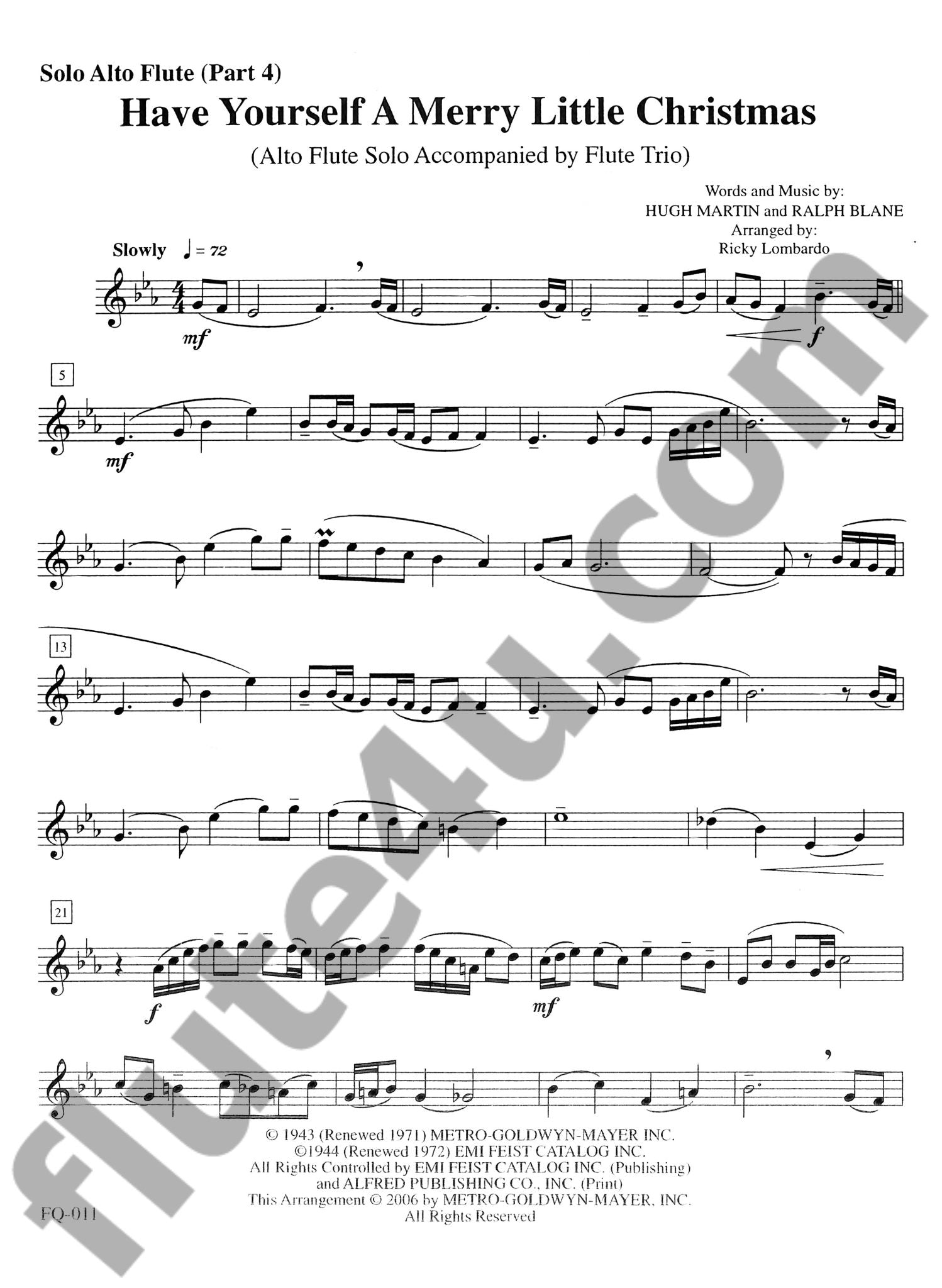Martin, H; Blane, R :: Have Yourself A Merry Little Christmas