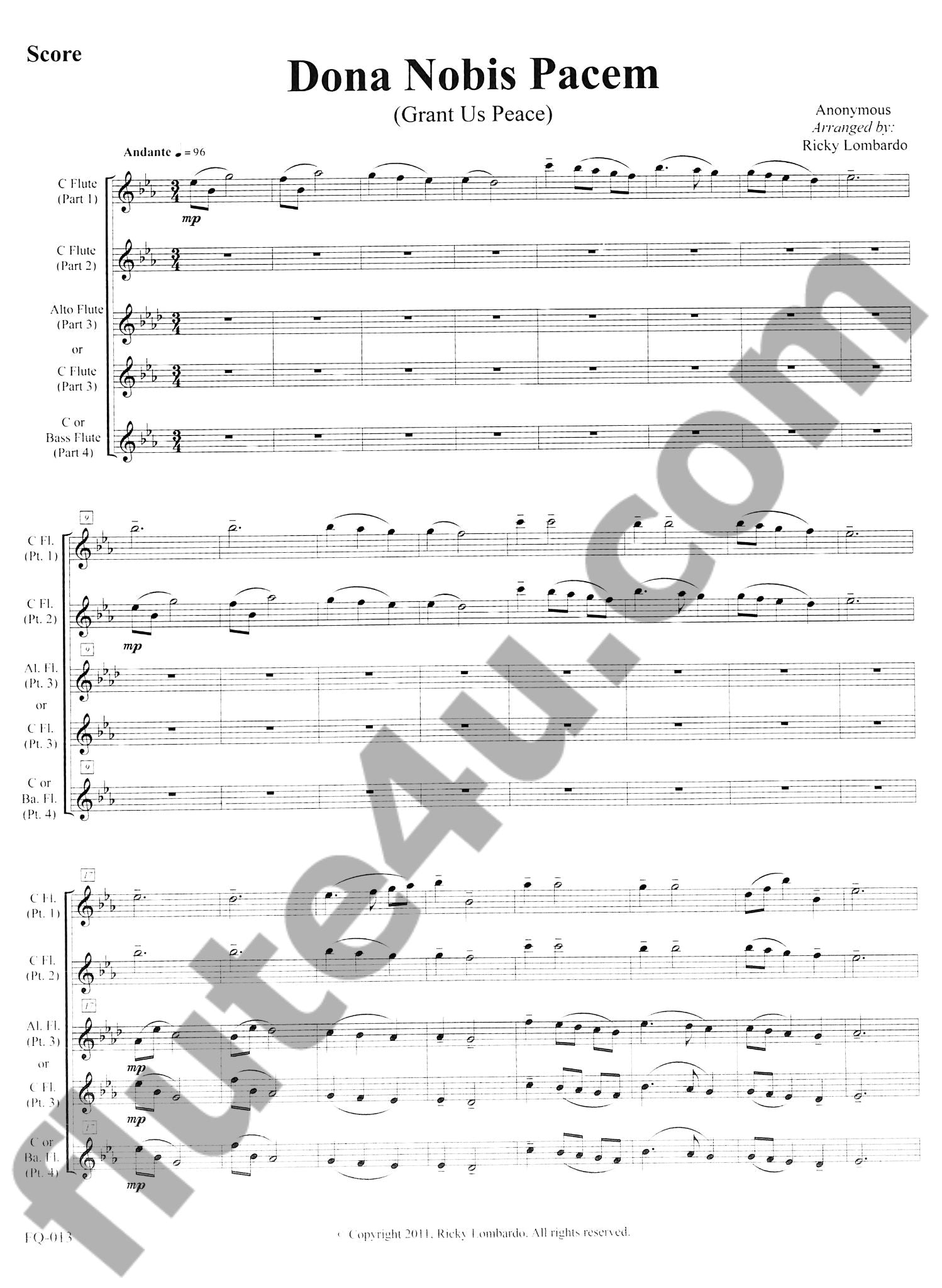 Lombardo, R :: Dona Nobis Pacem [Grant Us Peace]