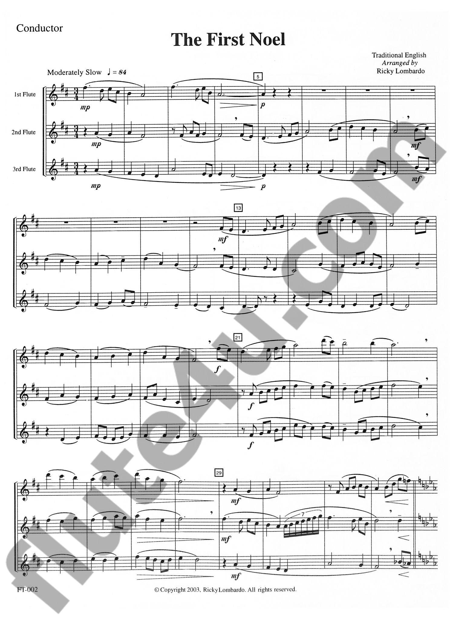 Traditional :: Three Christmas Trios