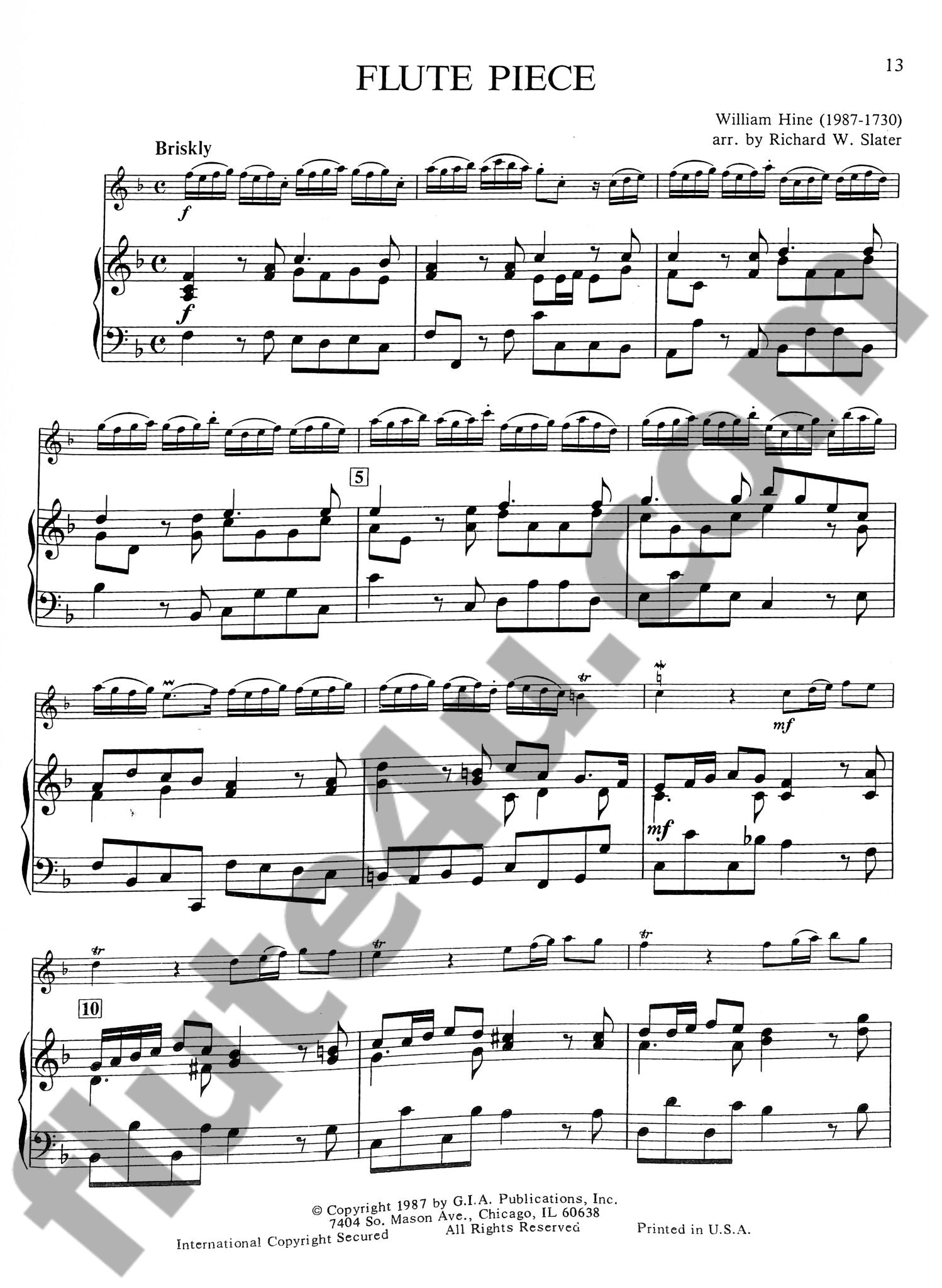 Various :: Eight Pieces for Flute and Organ