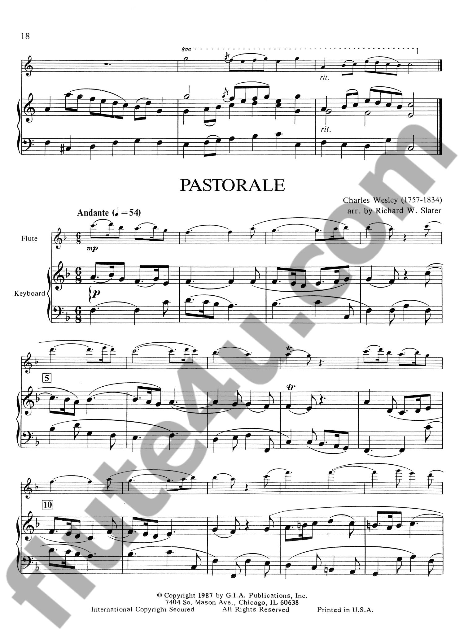 Various :: Eight Pieces for Flute and Organ