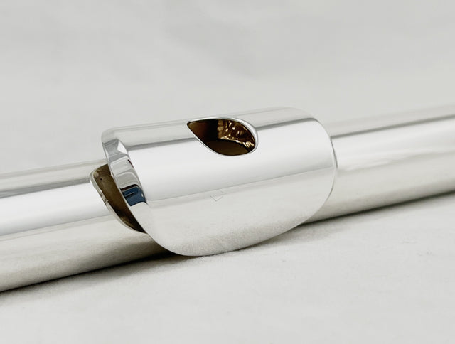 Headjoint - Altus .958 Britannia Silver Classic cut with 14k Gold Riser (Demo Sale)