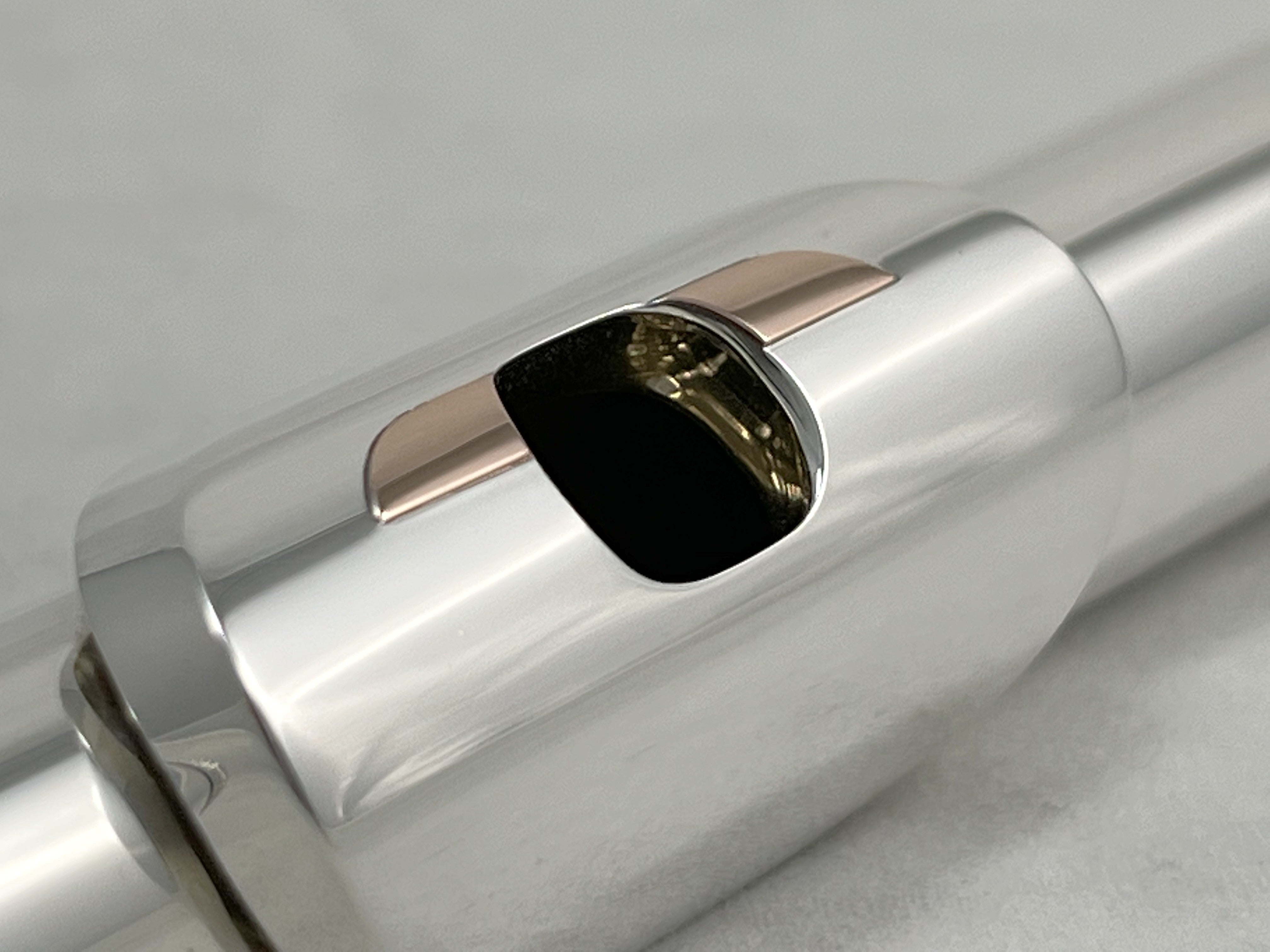 Headjoint - McKenna Sterling silver M Series with 18k Gold riser and 14k Adler wings (Demo Sale)