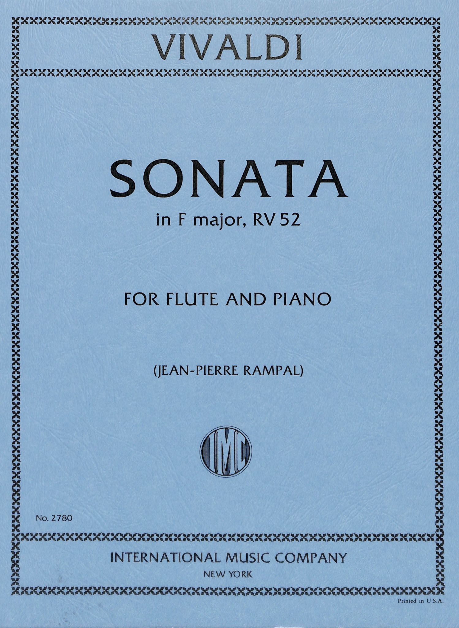 Vivaldi, F :: Sonata in F major, RV 52