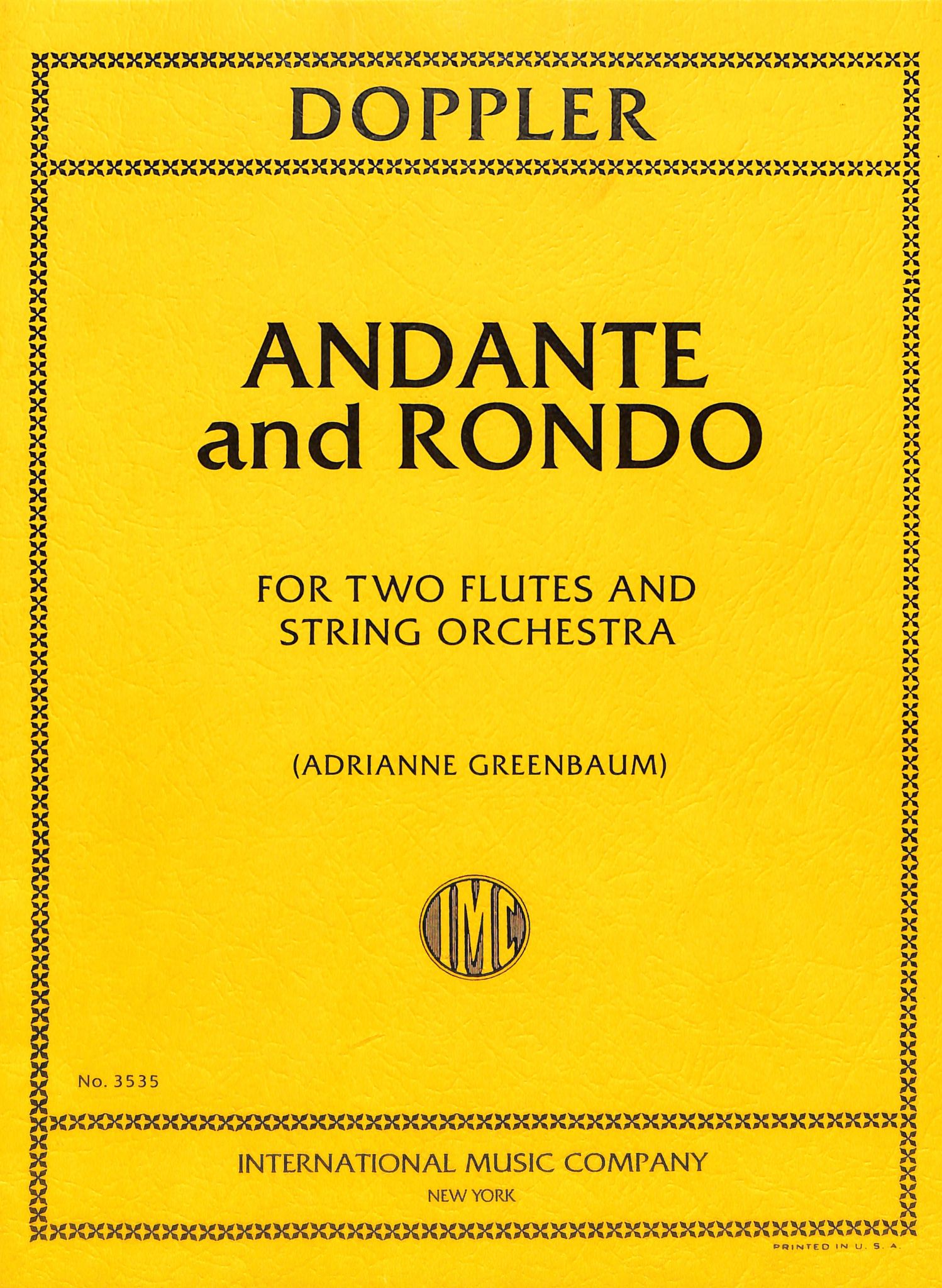 Doppler, F :: Andante and Rondo