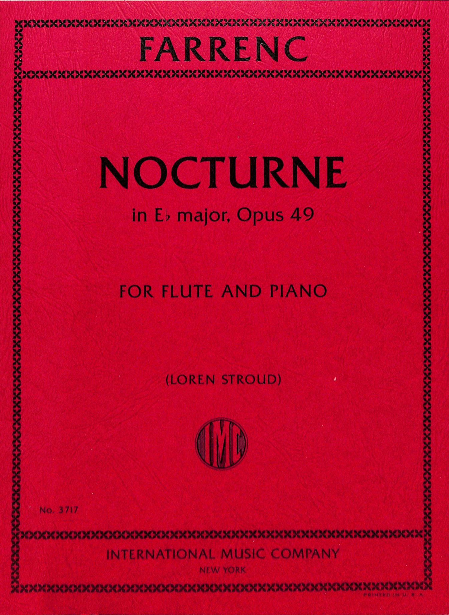 Farrenc, L :: Nocturne in E flat major, Opus 49