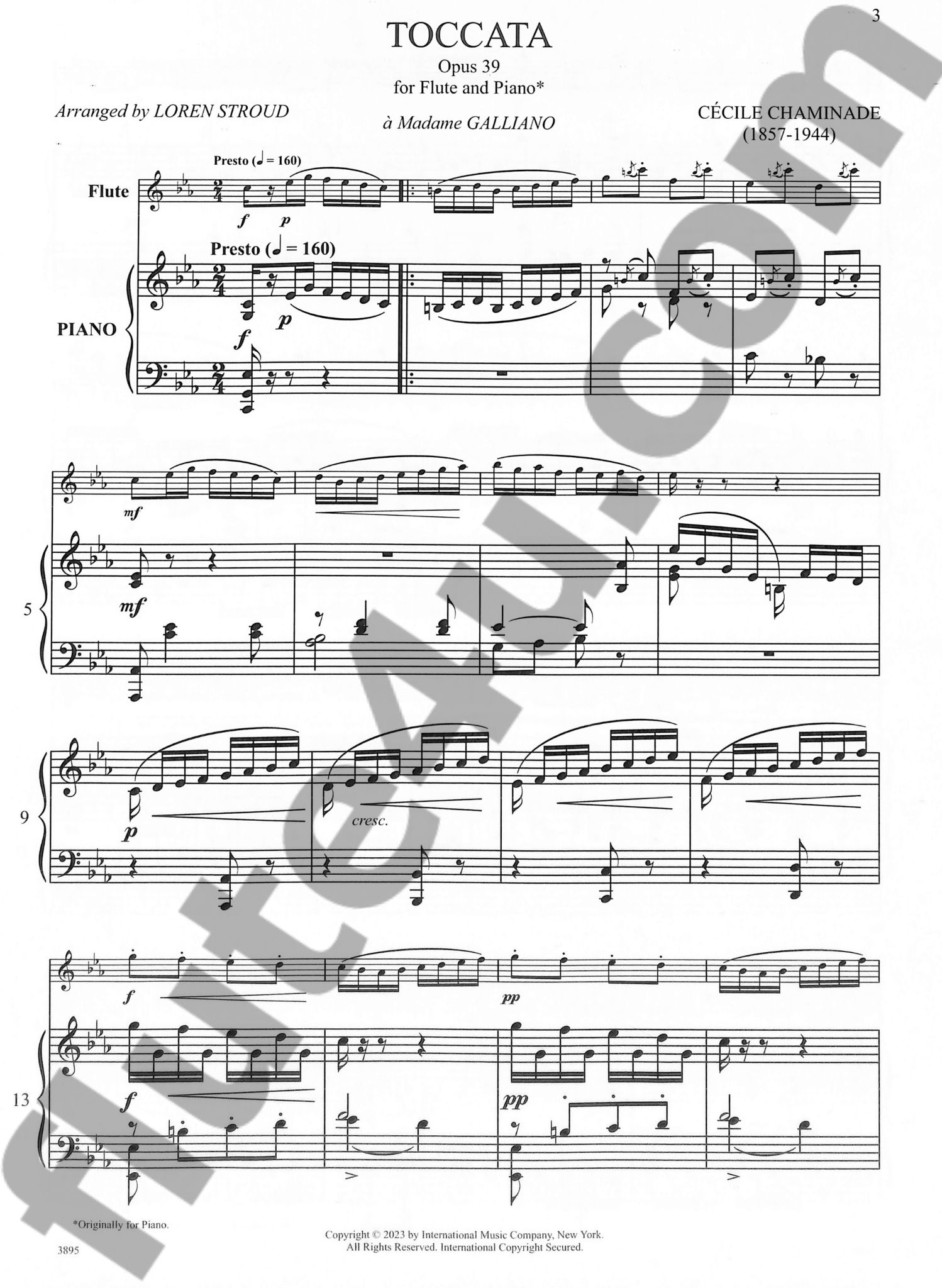 Toccata, op. 39