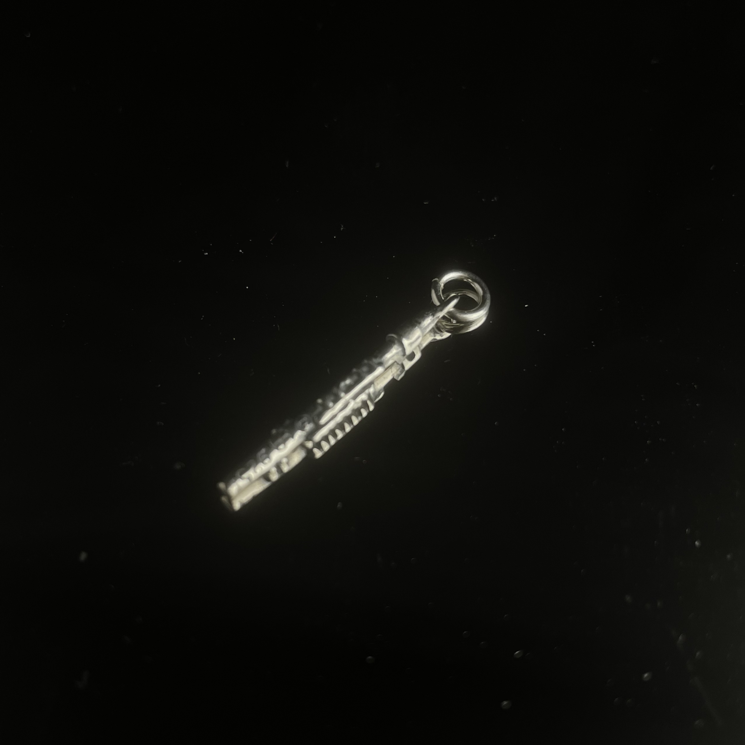 Sterling Silver Flute Charm