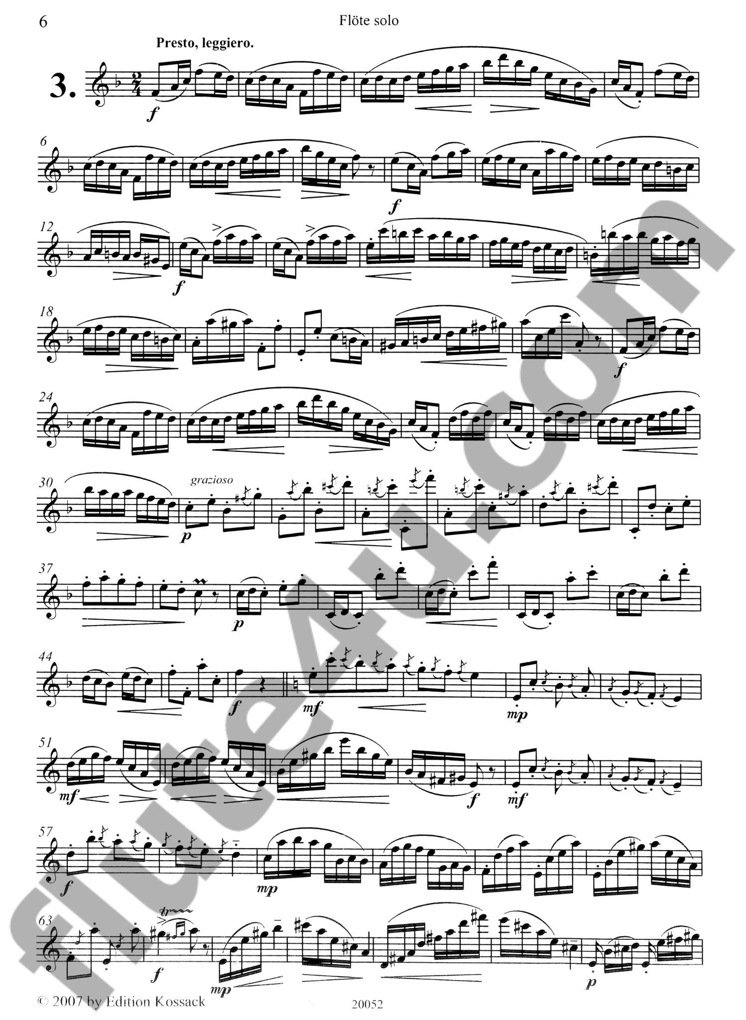 Kronke, E :: 3 Konzertstudien [3 Concert Studies]