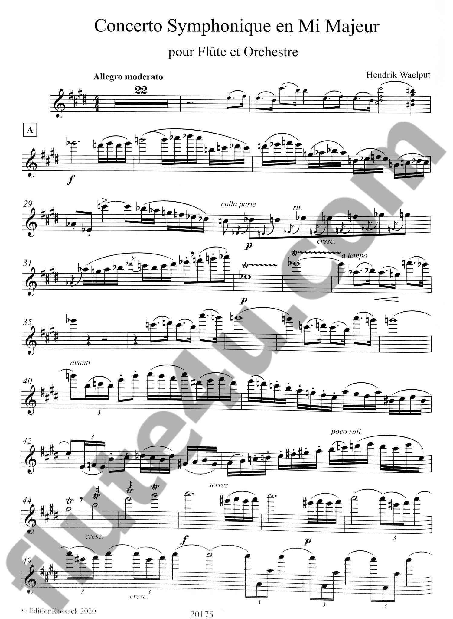Waelput, H :: Concerto Symphonique