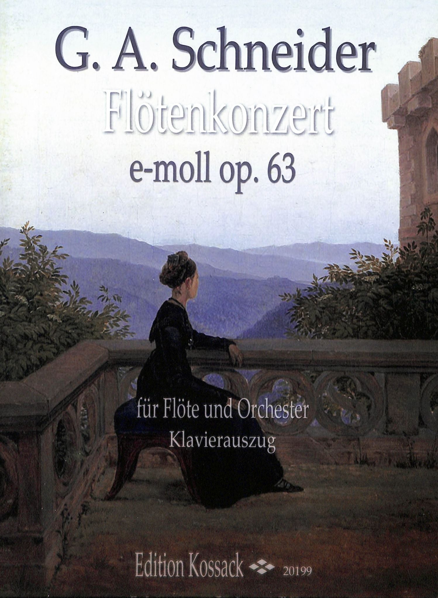 Schneider, GA :: Flotenkonzert E-Moll, op. 63 [Flute Concerto in E Minor, op. 63]