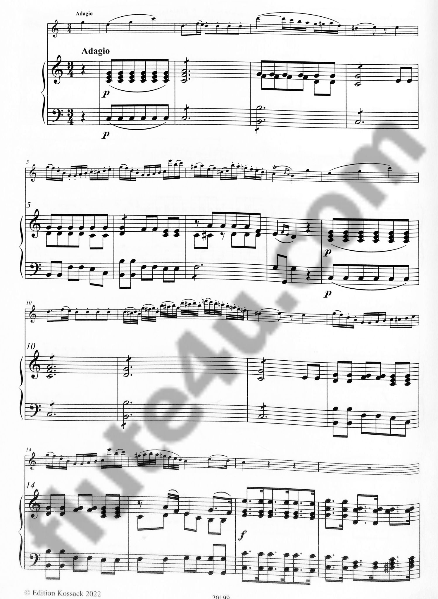 Schneider, GA :: Flotenkonzert E-Moll, op. 63 [Flute Concerto in E Minor, op. 63]
