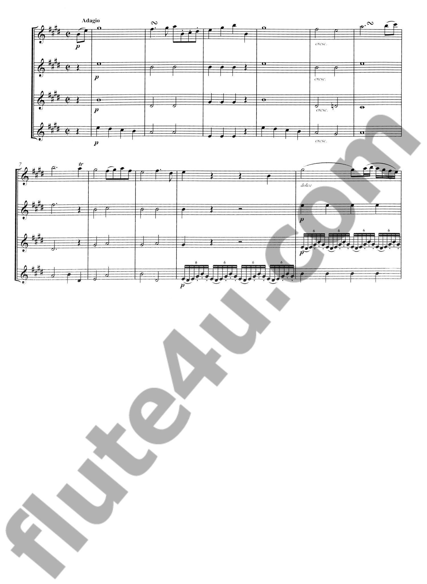 Soussmann, H :: Quartett D-Dur, op. 5 [Quartet in D Major, op. 5]