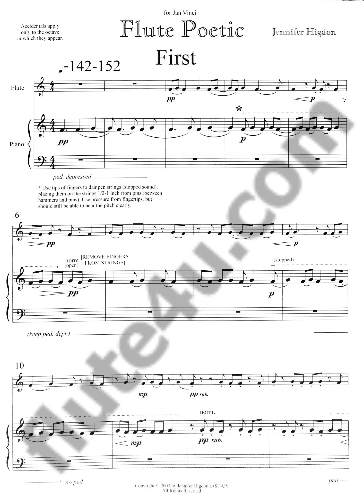Higdon, J :: Flute Poetic