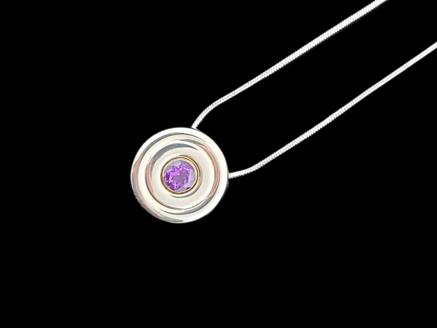 Necklace - Open Hole Key with Crystal