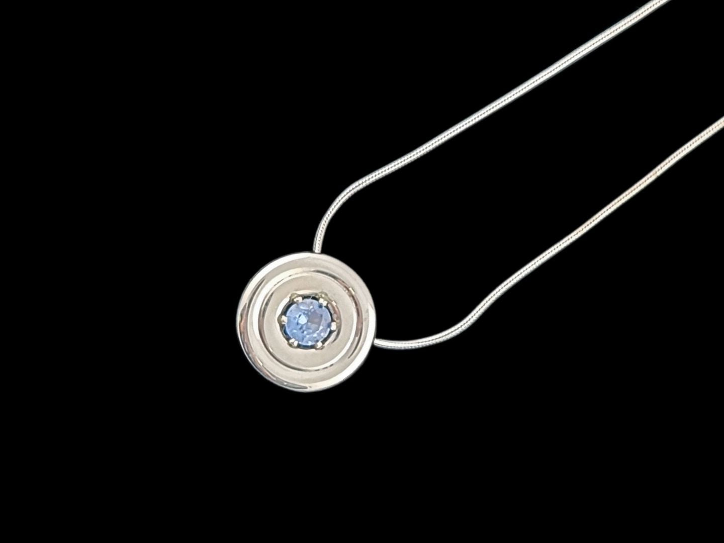 Necklace - Open Hole Key with Crystal