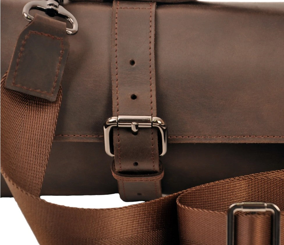 MG Leather Work Classic Flute Bag