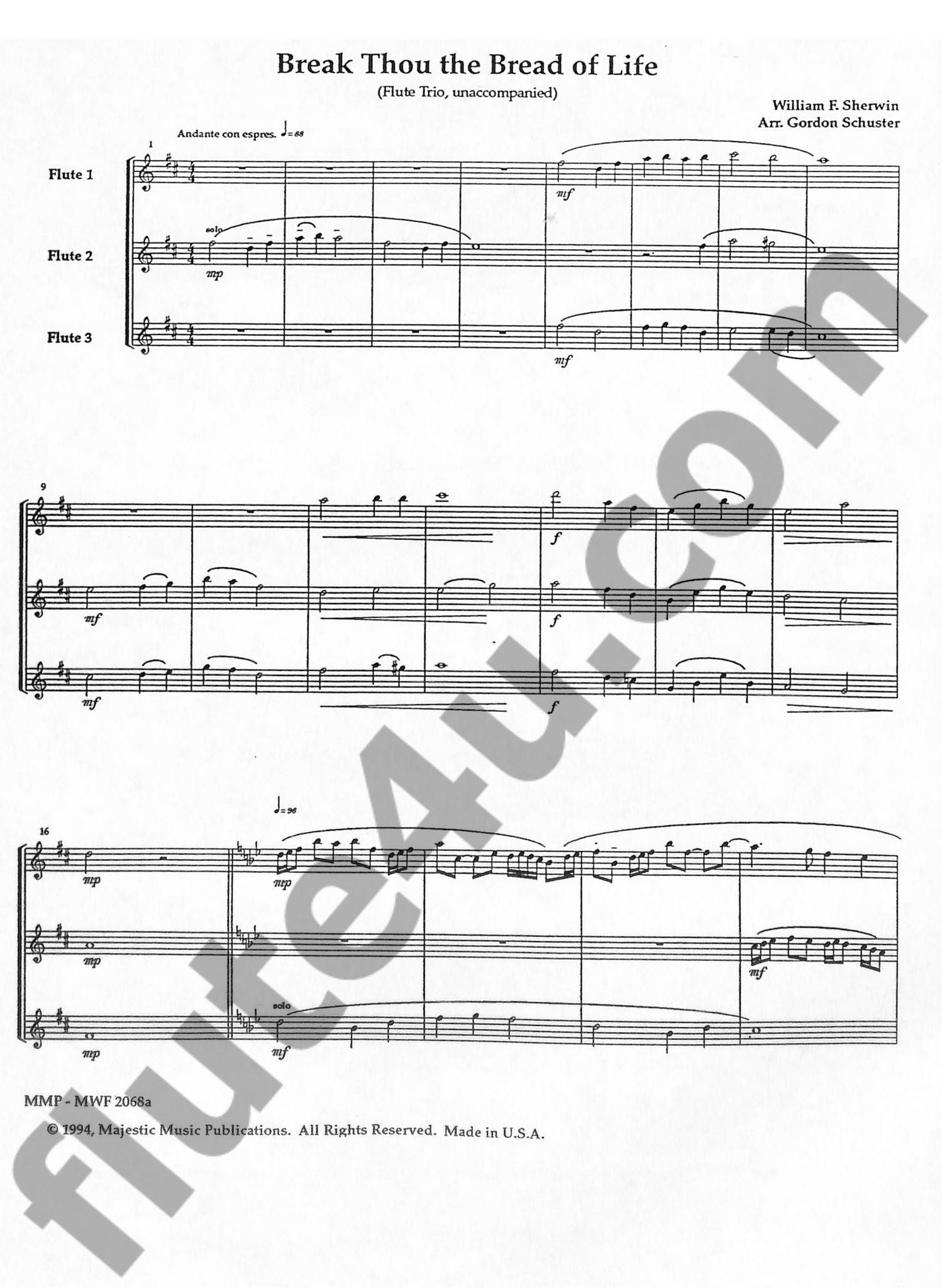 Various :: Majestic Flute Trios Vol. 3