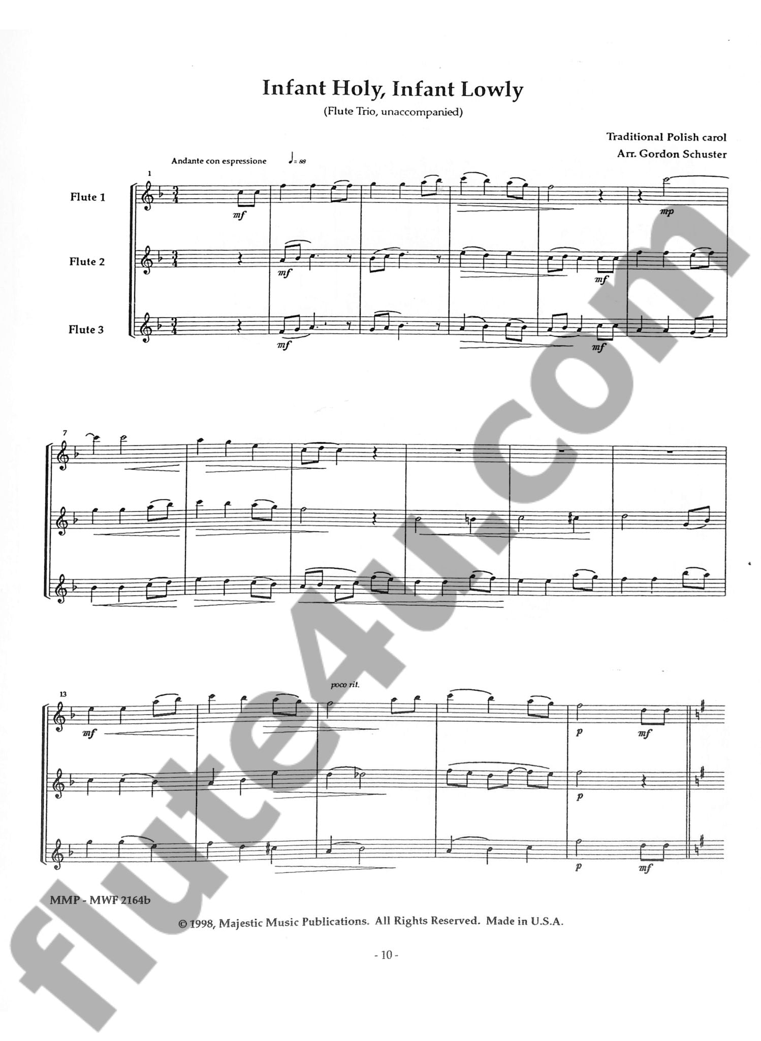 Traditional :: Majestic Flute Trios Christmas, Vol. 3