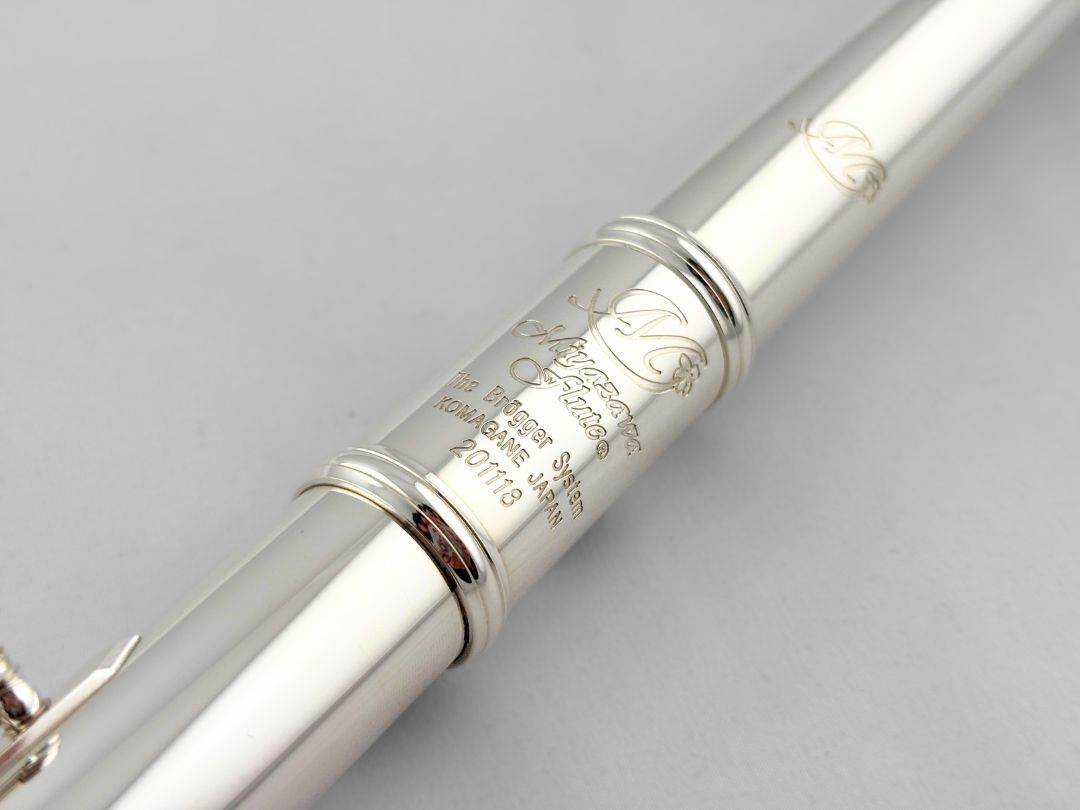 Miyazawa Flute Cresta B 958 Silver w/ 14k Toneholes (New)