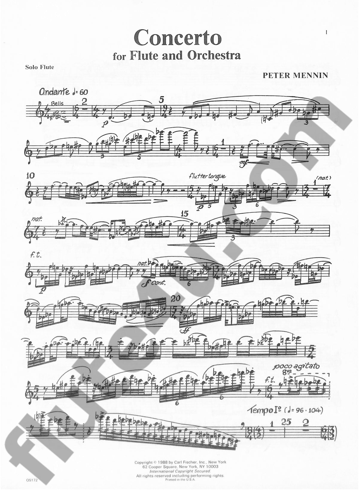 Mennin, P :: Concerto