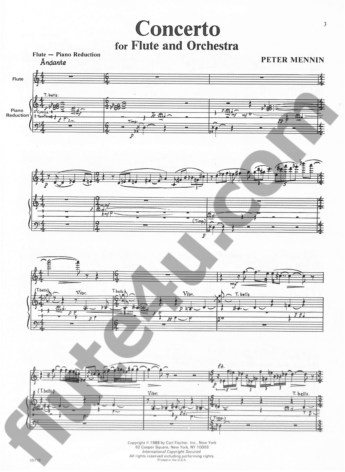 Mennin, P :: Concerto