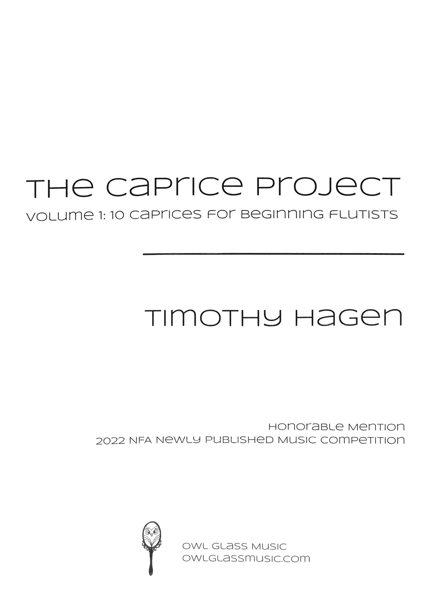 Hagen, T :: The Caprice Project, Vol. 1