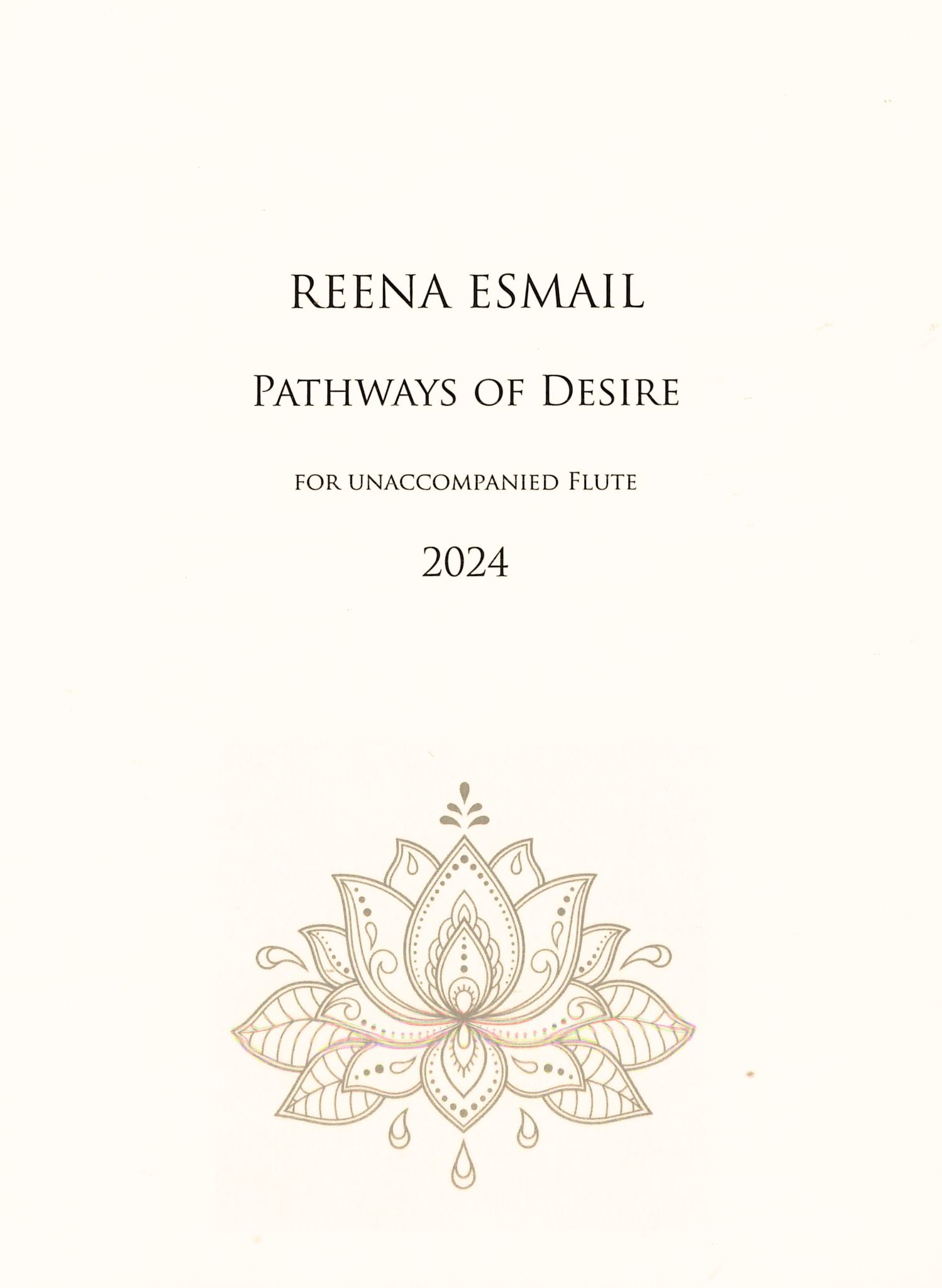 Esmail, R :: Pathways of Desire