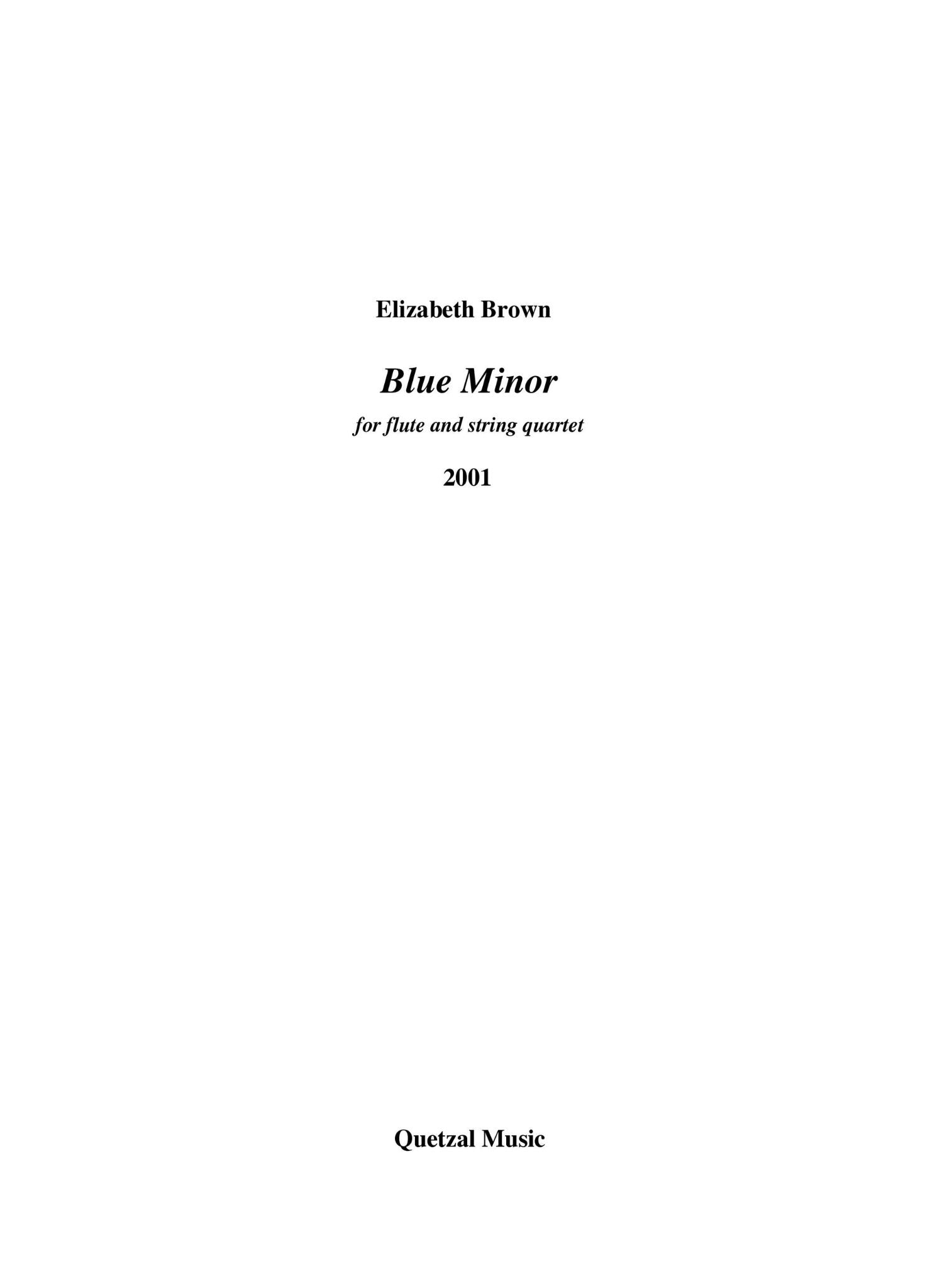Brown, E :: Blue Minor