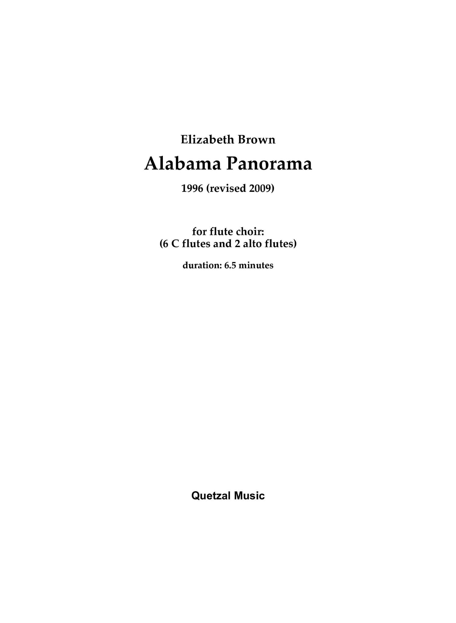 Brown, E :: Alabama Panorama
