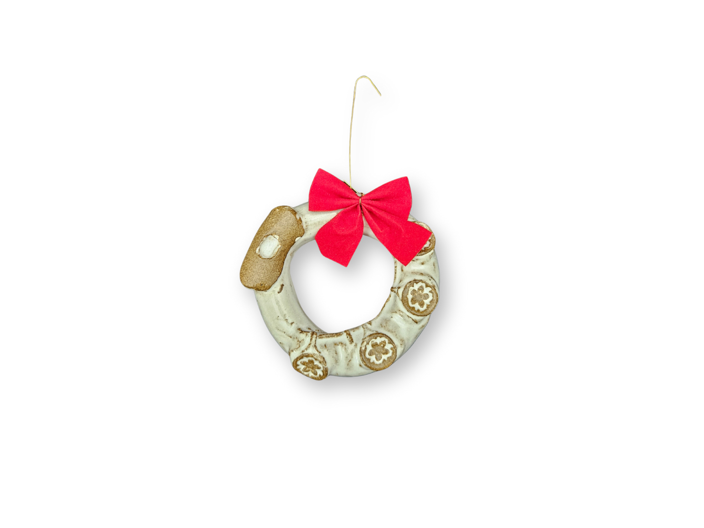Ornament - Frosted Flute Circle