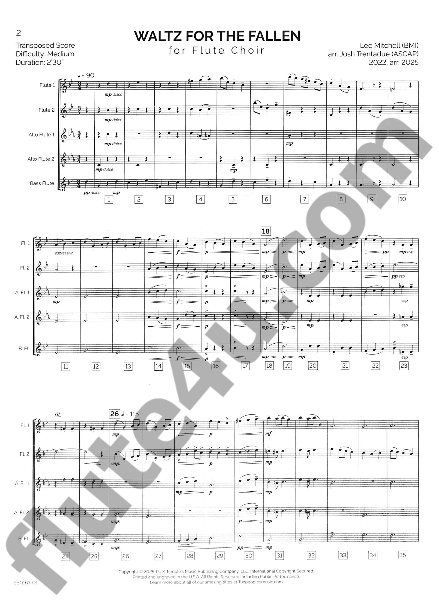 Mitchell, L :: Waltz for the Fallen