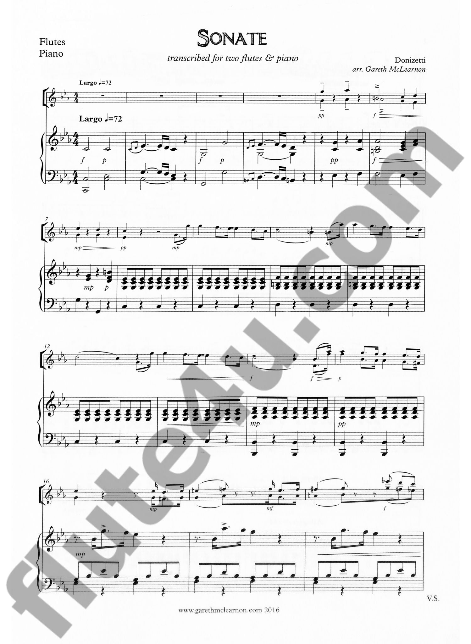 Donizetti, G :: Sonata