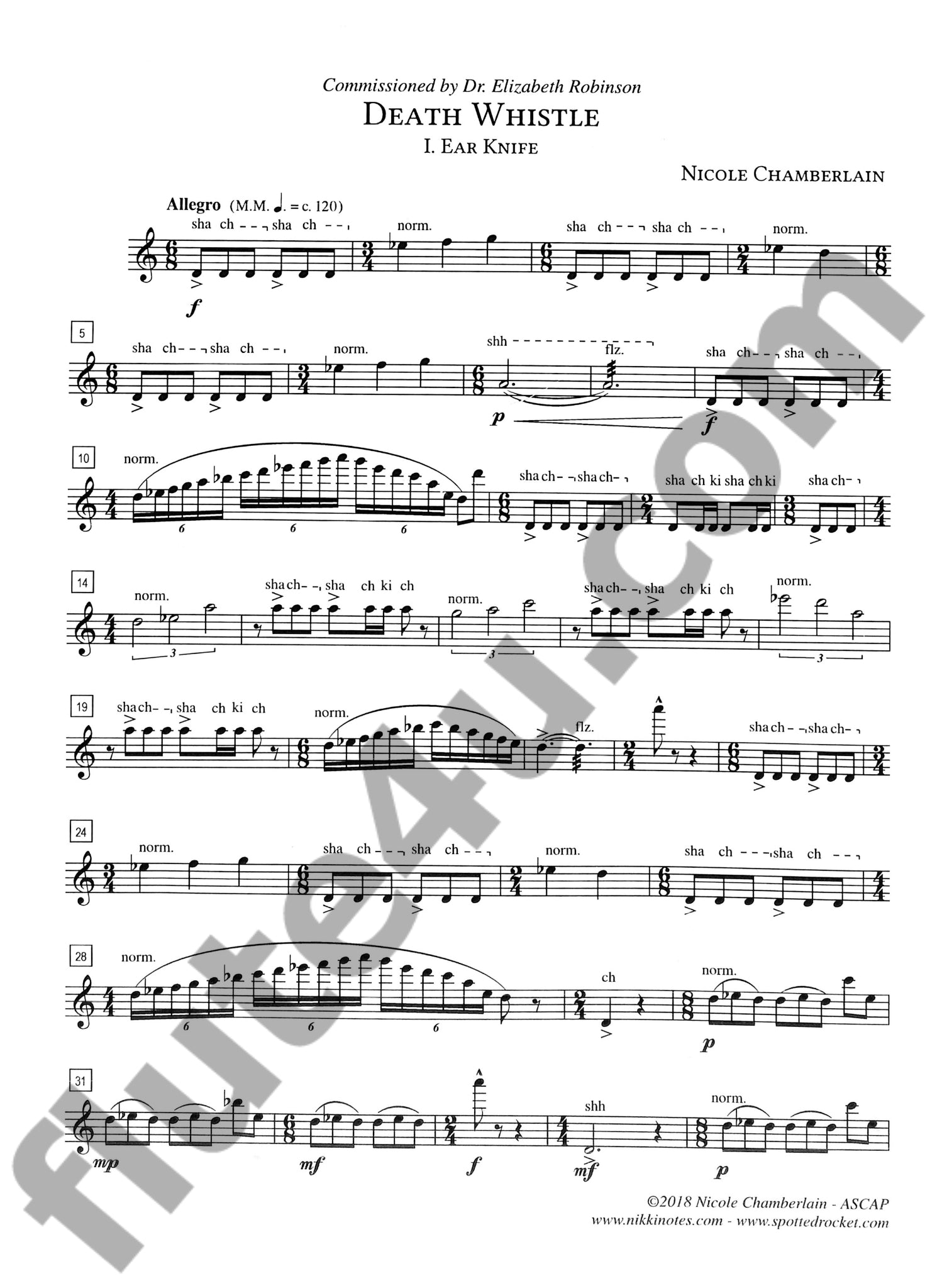 Chamberlain, N :: Death Whistle