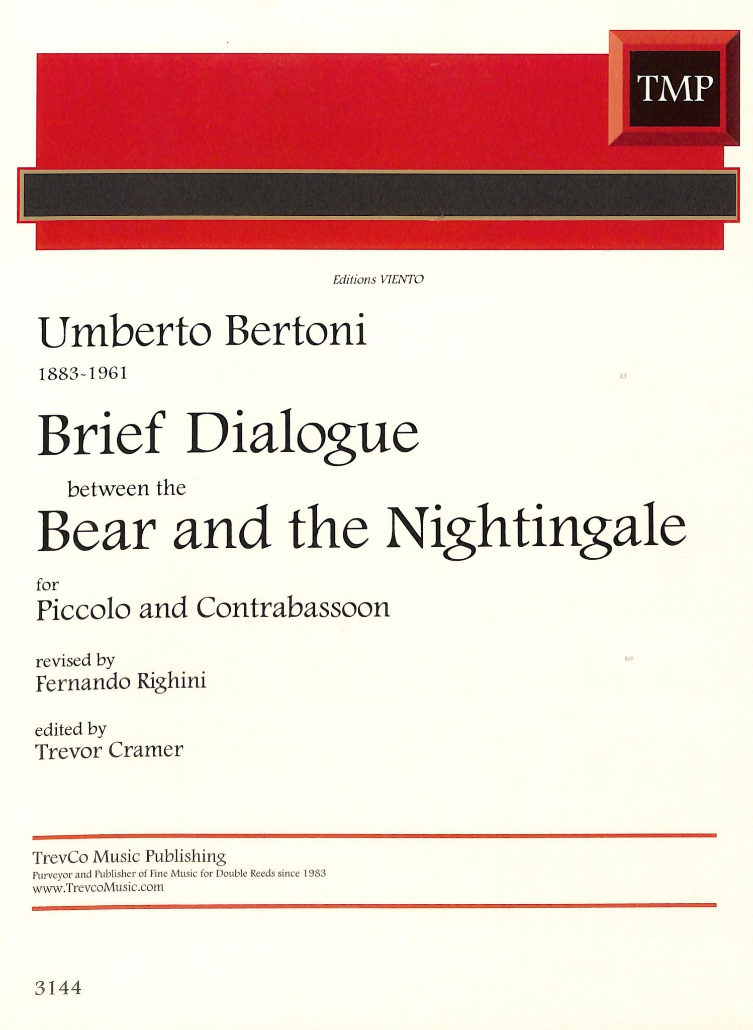 Bertoni, U :: Brief Dialogue between the Bear and the Nightingale