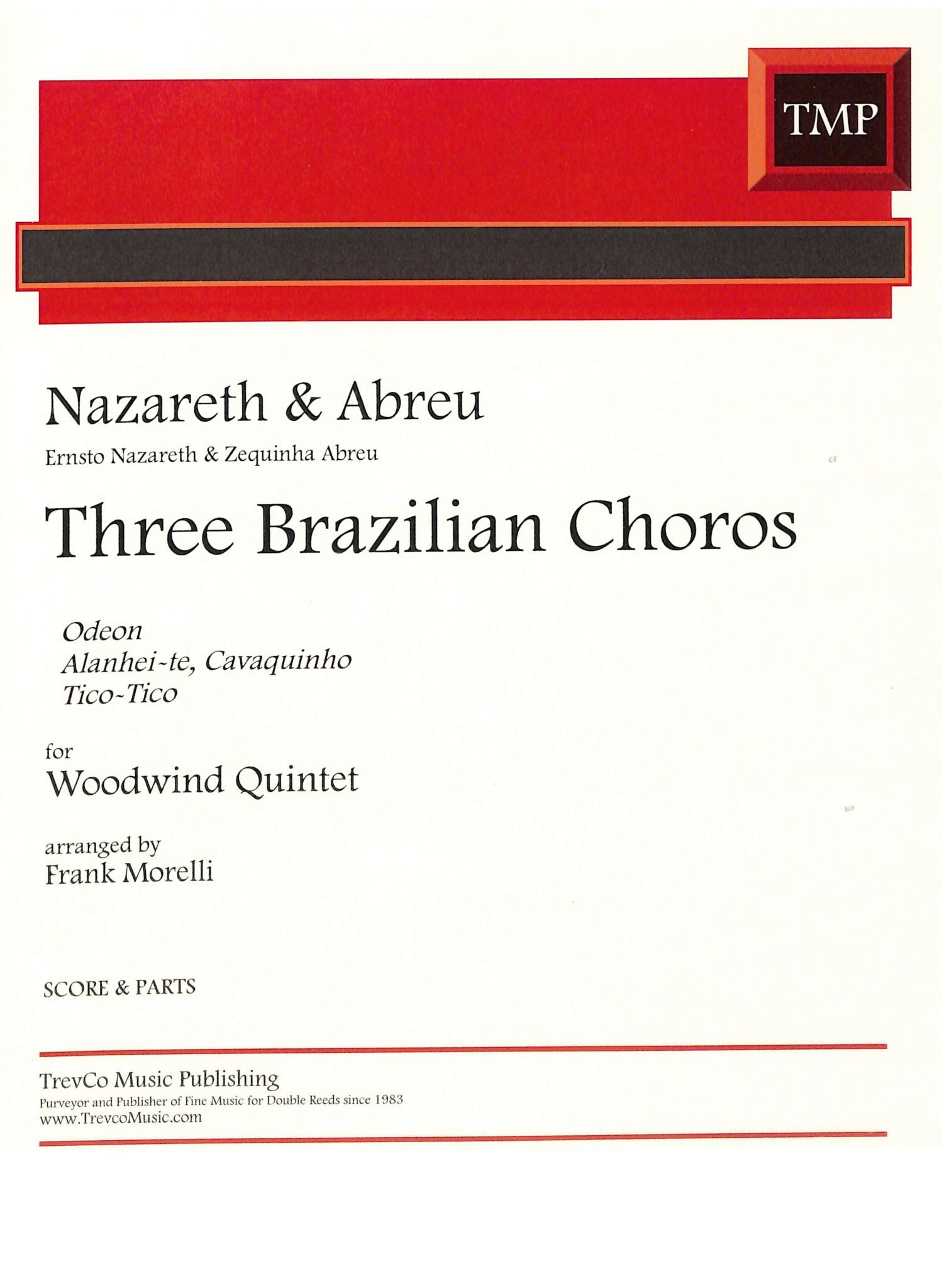 Nazareth, E; Abreu, Z :: Three Brazilian Choros