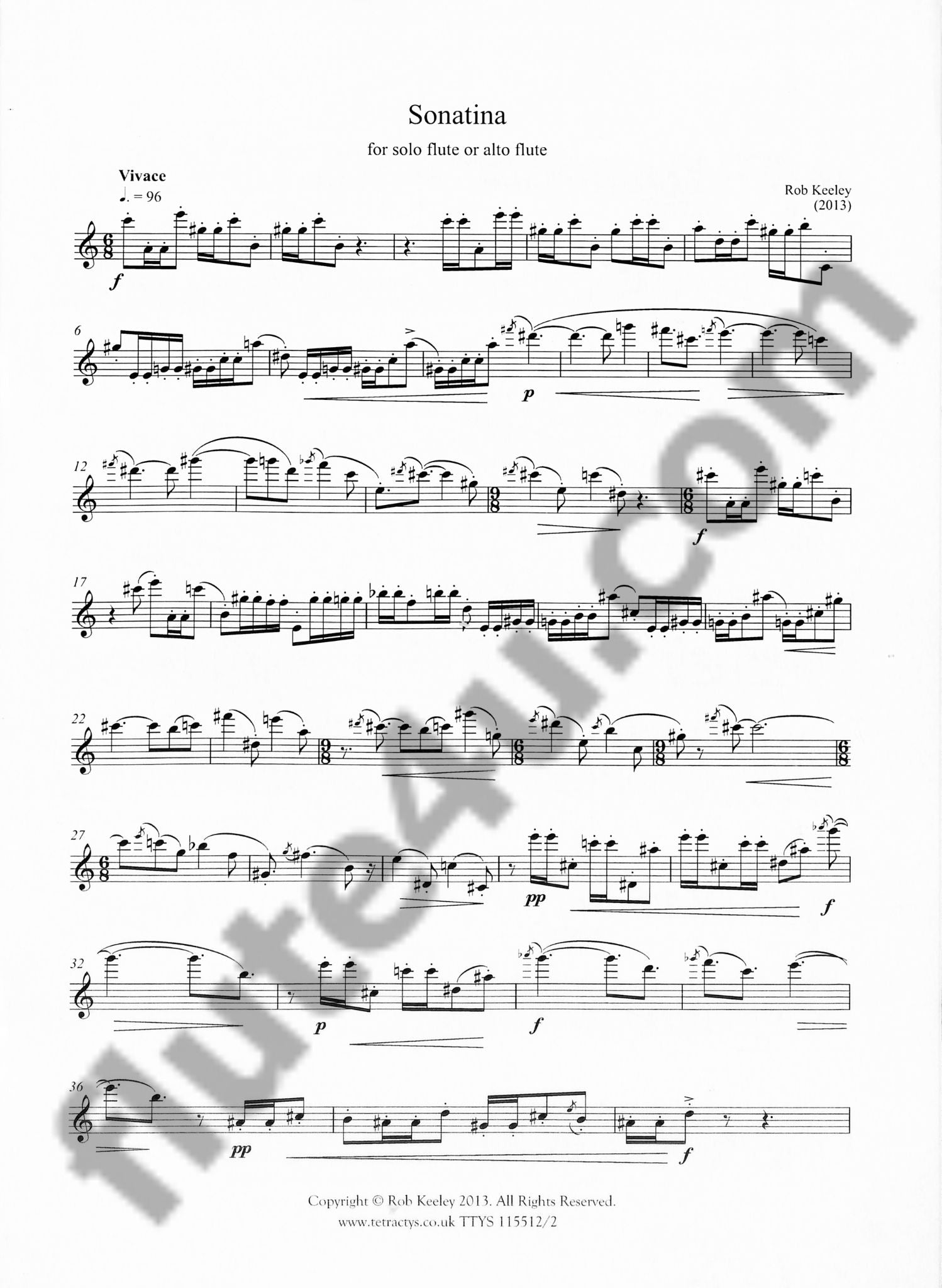Keeley, R :: Sonatina