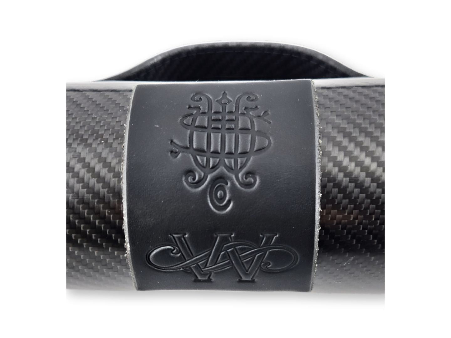 Wiseman Black Carbon Fiber Flute & Piccolo Combo Case - Haynes Logo