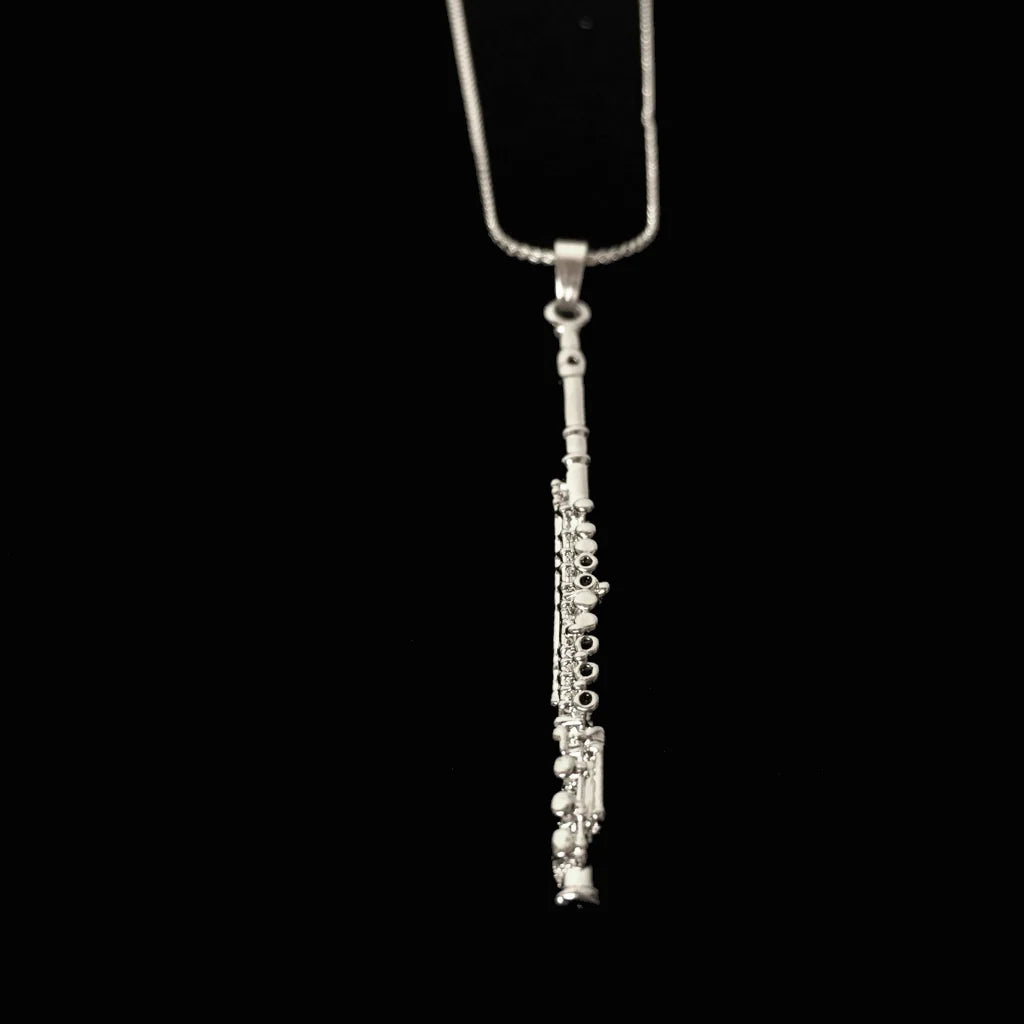 Necklace - Flute Silver