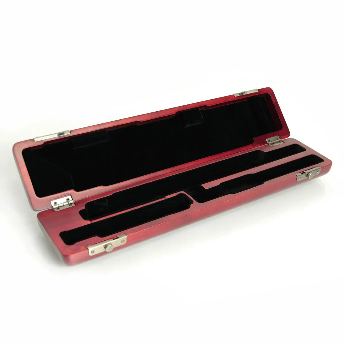 Professional Wooden B Foot Flute Case