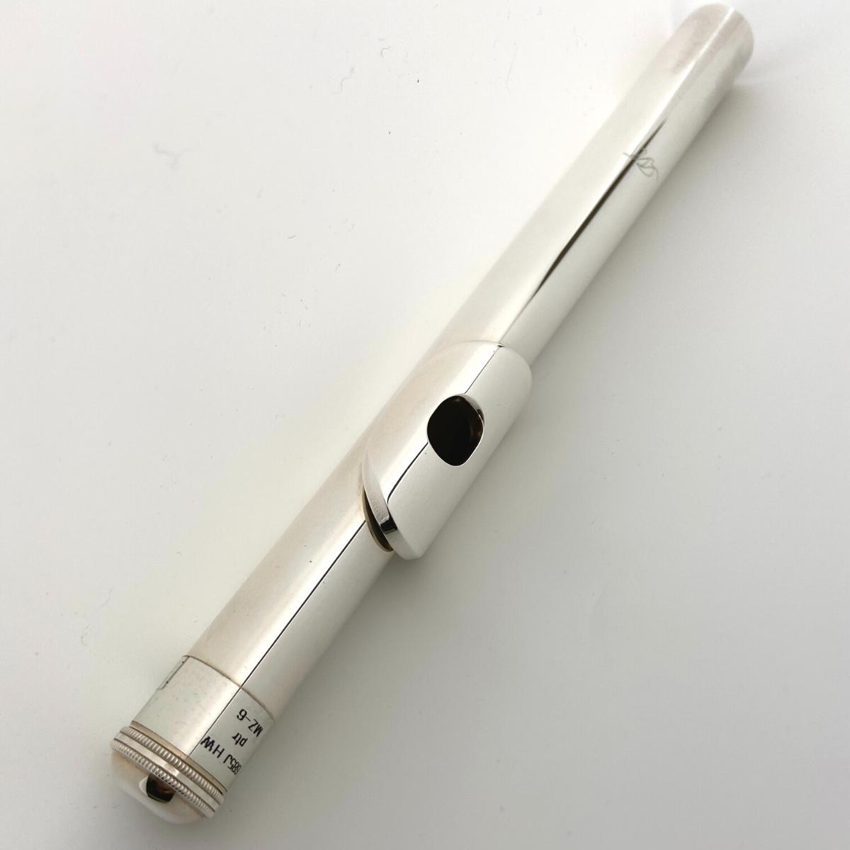 Miyazawa Headjoint MZ6 Heavy Wall w/ Platinum Riser