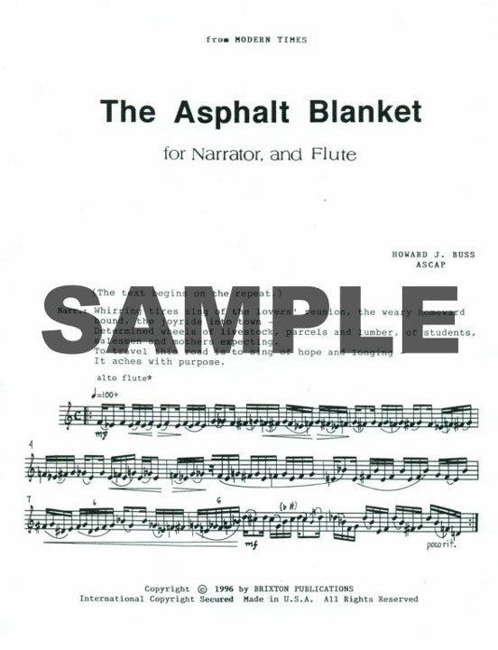 Buss, HJ :: The Asphalt Blanket (from Modern Times)